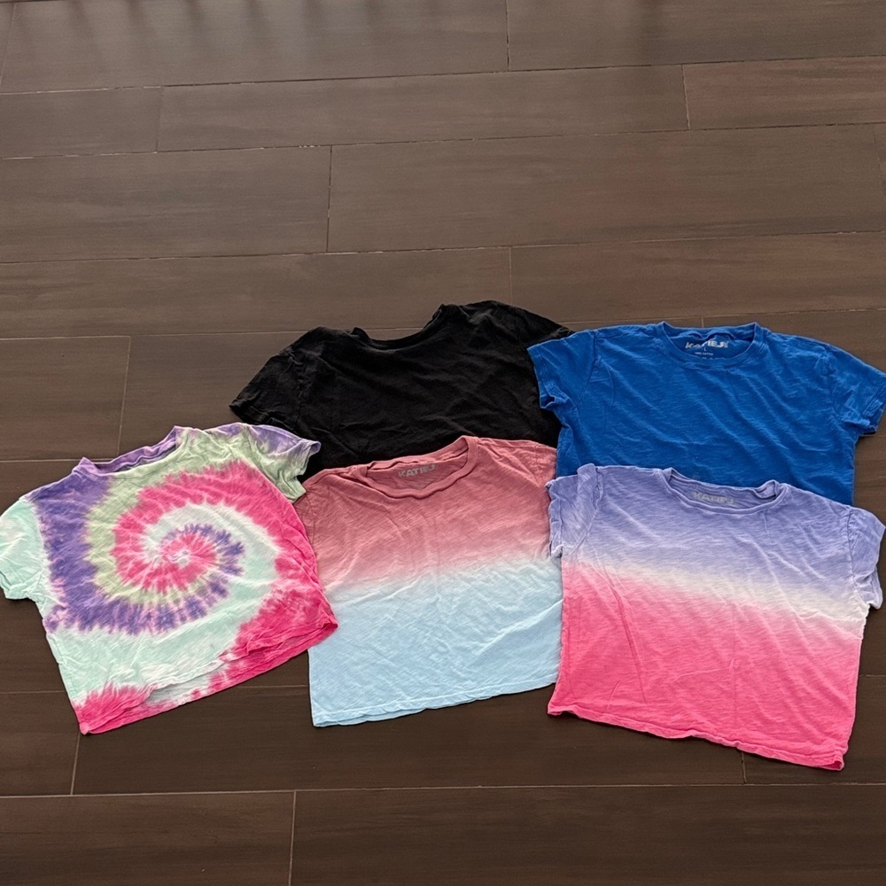 Katie J NYC Set of 5 Fearless T-shirts